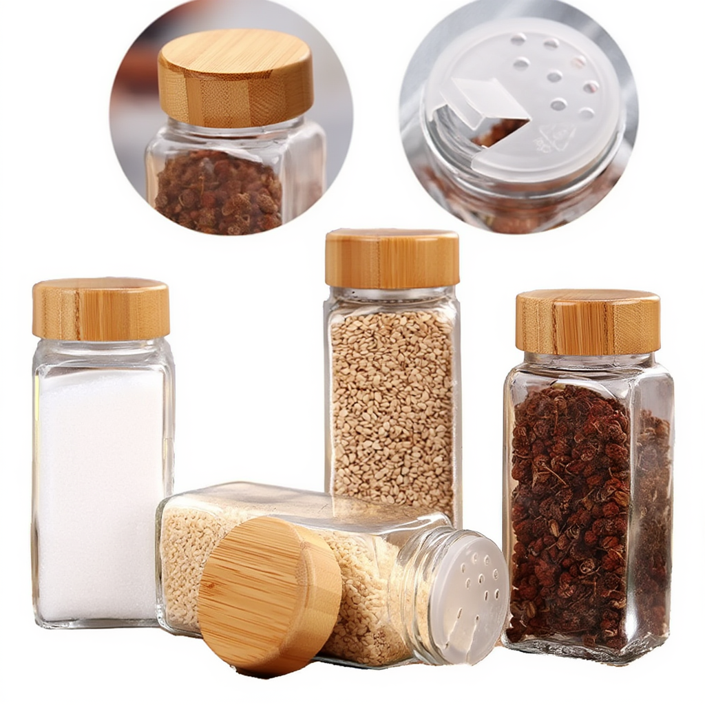 Glass Spice Jars