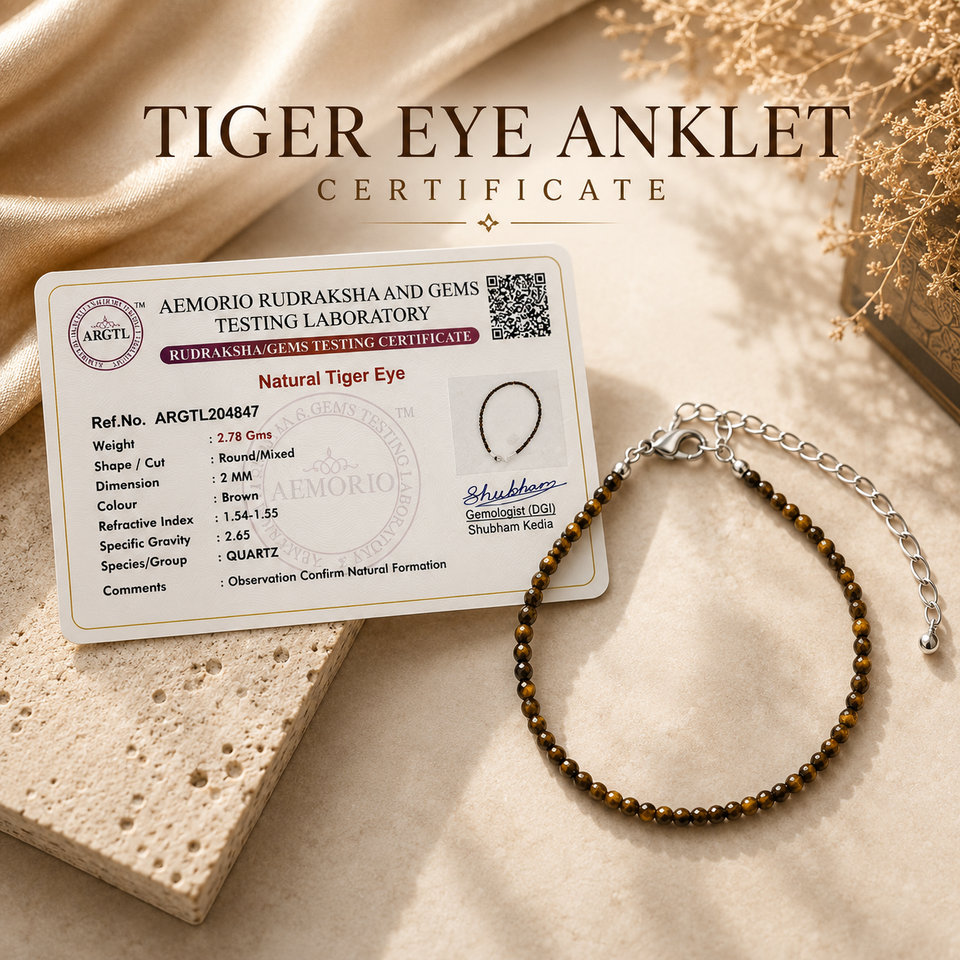 Tiger Eye Anklet
