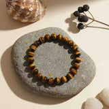 Natural Tiger Eye Bracelet – Stone of Courage & Protection