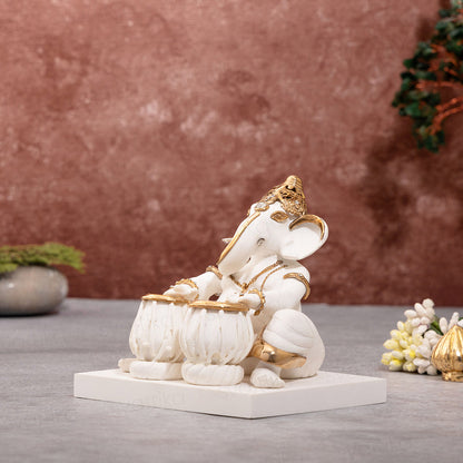 Tabla Ganesh Idol in Divine Rhythm