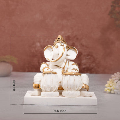 Tabla Ganesh Idol in Divine Rhythm