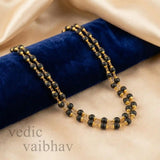 Gold-Plated Karungali Protection Mala