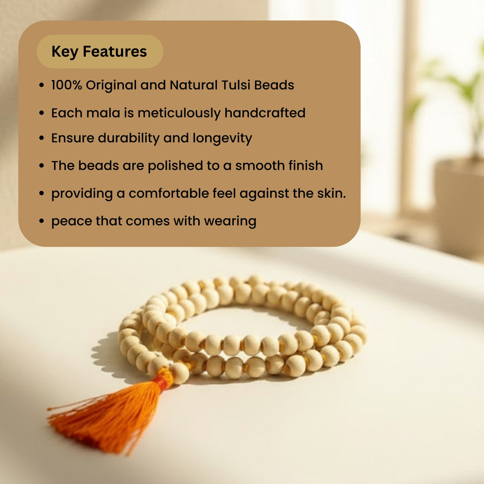 Tulsi Mala – Sacred Shield of Purity & Devotion