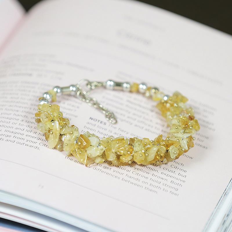 Citrine Crystal Healing Bracelet | Stone for Wealth & Protection