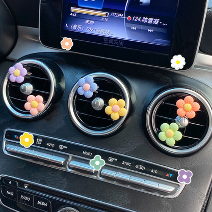 Cute Floral Air Vent Clips