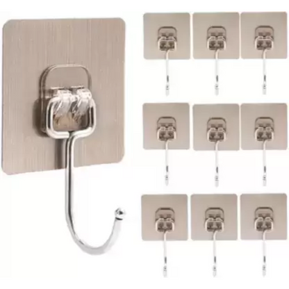 Self-Adhesive Waterproof Hooks for Kitchen Bathroom