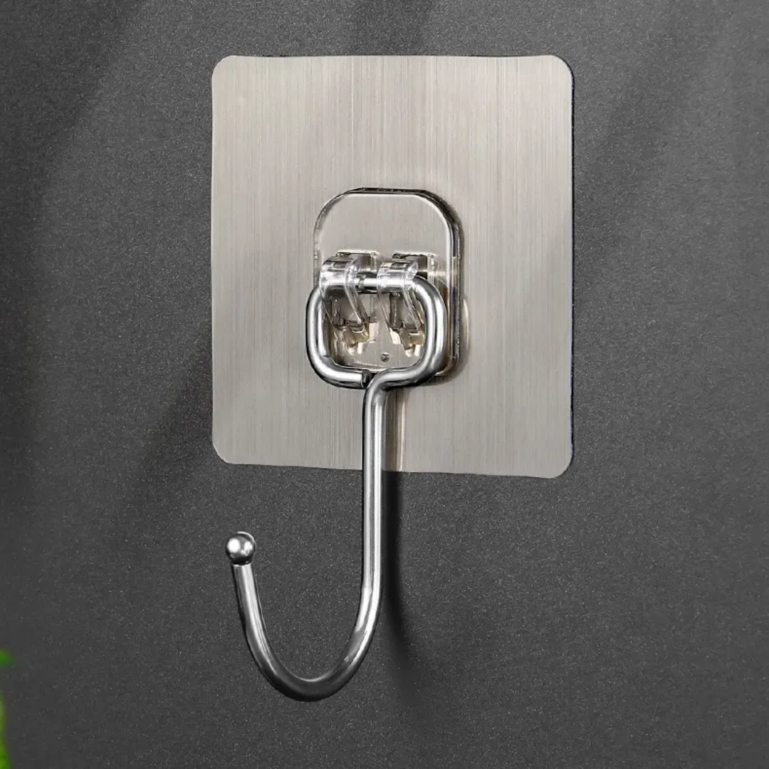 Self-Adhesive Waterproof Hooks for Kitchen Bathroom
