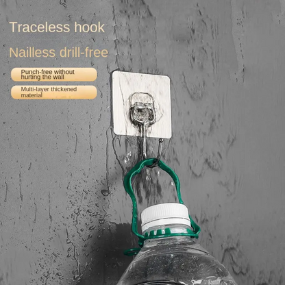 Self-Adhesive Waterproof Hooks for Kitchen Bathroom