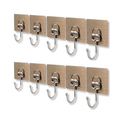 Self-Adhesive Waterproof Hooks for Kitchen Bathroom