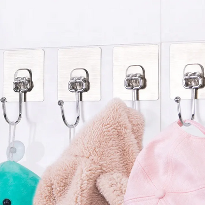 Self-Adhesive Waterproof Hooks for Kitchen Bathroom