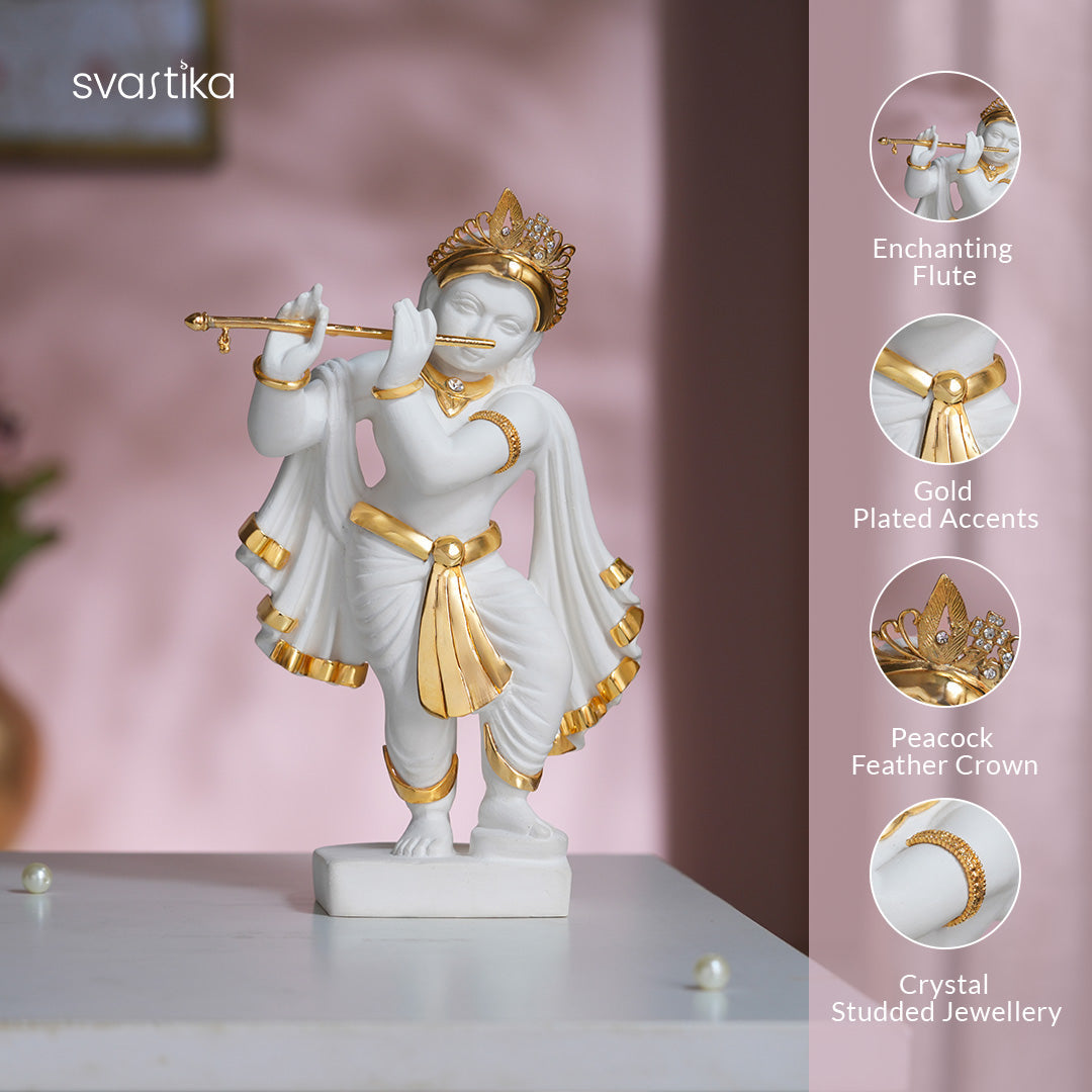 Krishna Flute Murti in Divine Melody