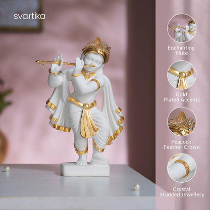 Krishna Flute Murti in Divine Melody