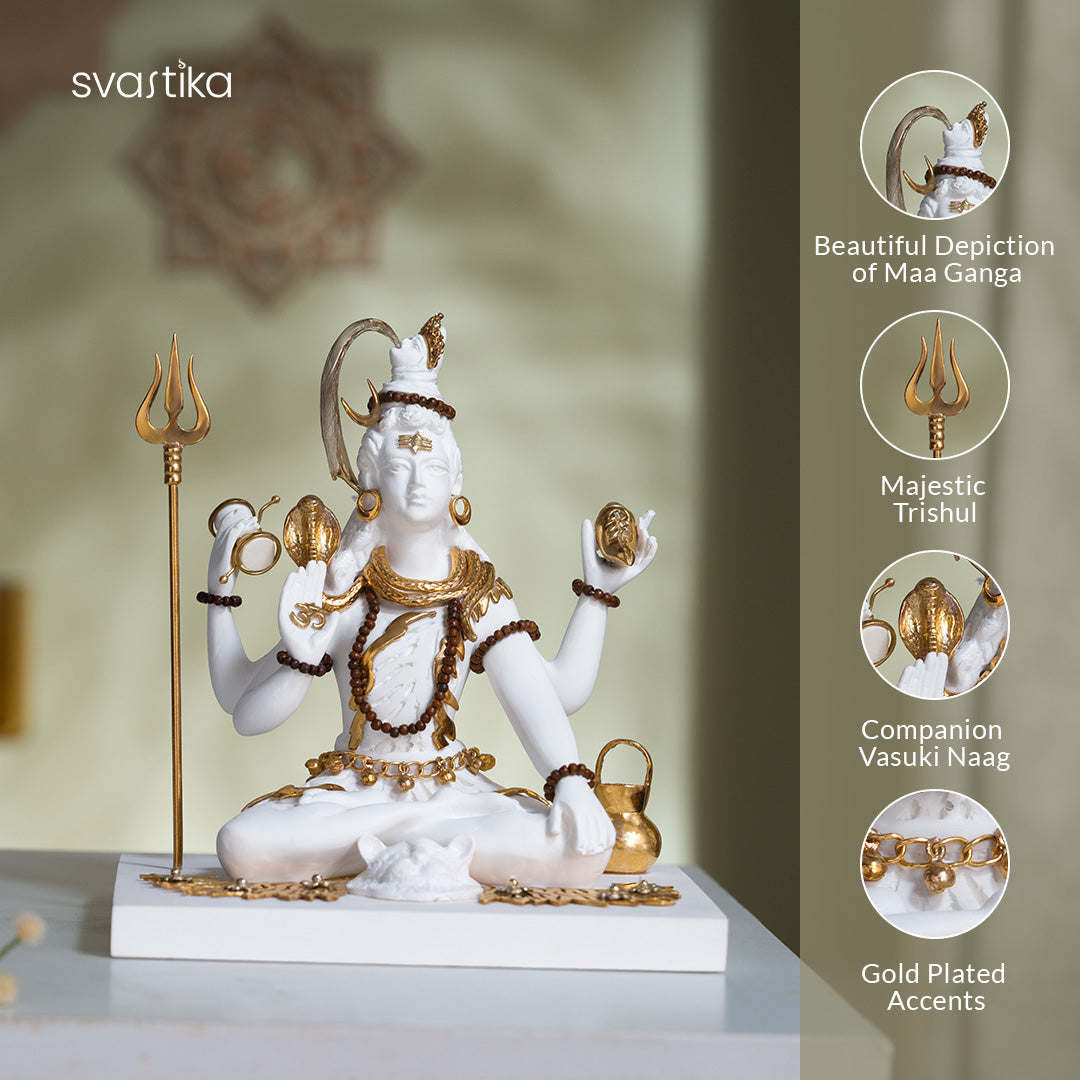 Mahadev Idol in Deep Meditation