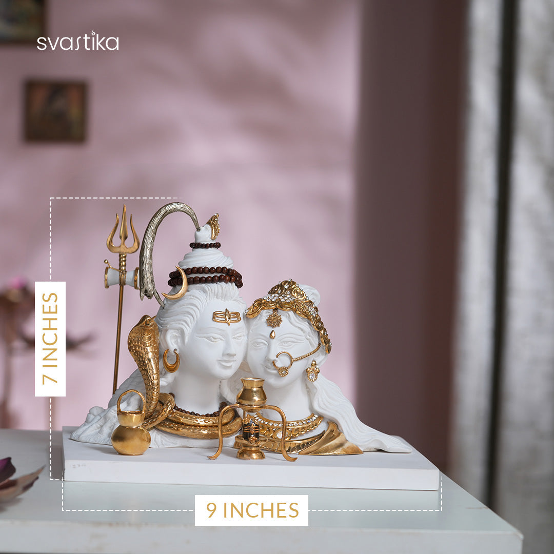 Shiv Parvati Murti in Eternal Togetherness
