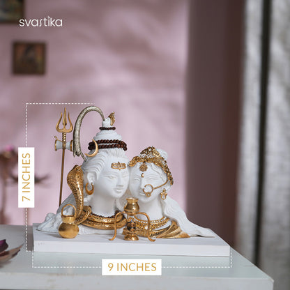 Shiv Parvati Murti in Eternal Togetherness