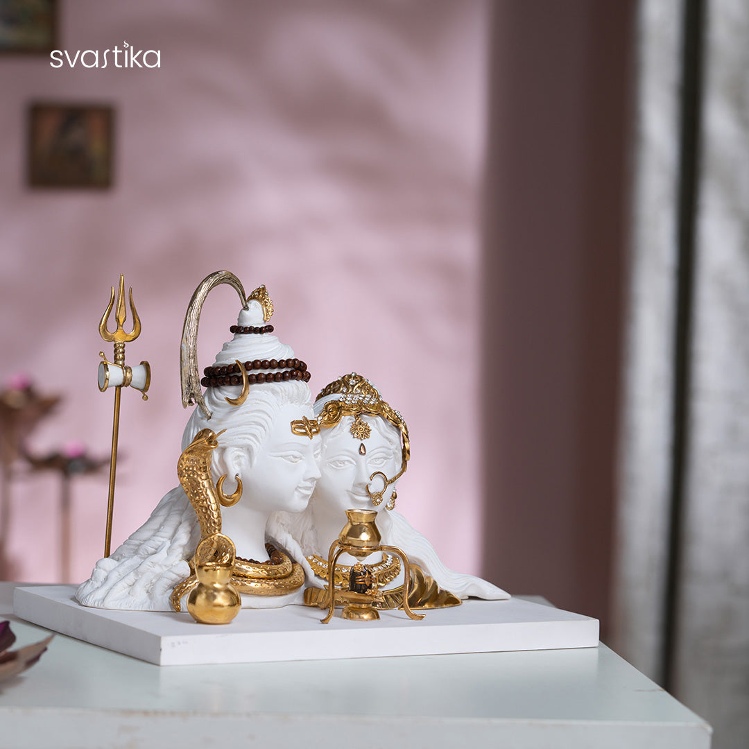 Shiv Parvati Murti in Eternal Togetherness