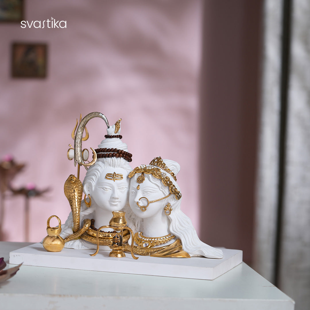 Shiv Parvati Murti in Eternal Togetherness