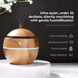 Ultrasonic Aroma Diffuser Humidifier 200ml With Led Light For Home Office (1 Pc)