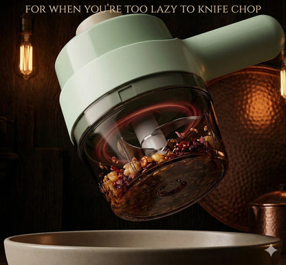 ElectricChopper™ – Portable Electric Chopper | Powerful Blades | Mess-Free Cooking