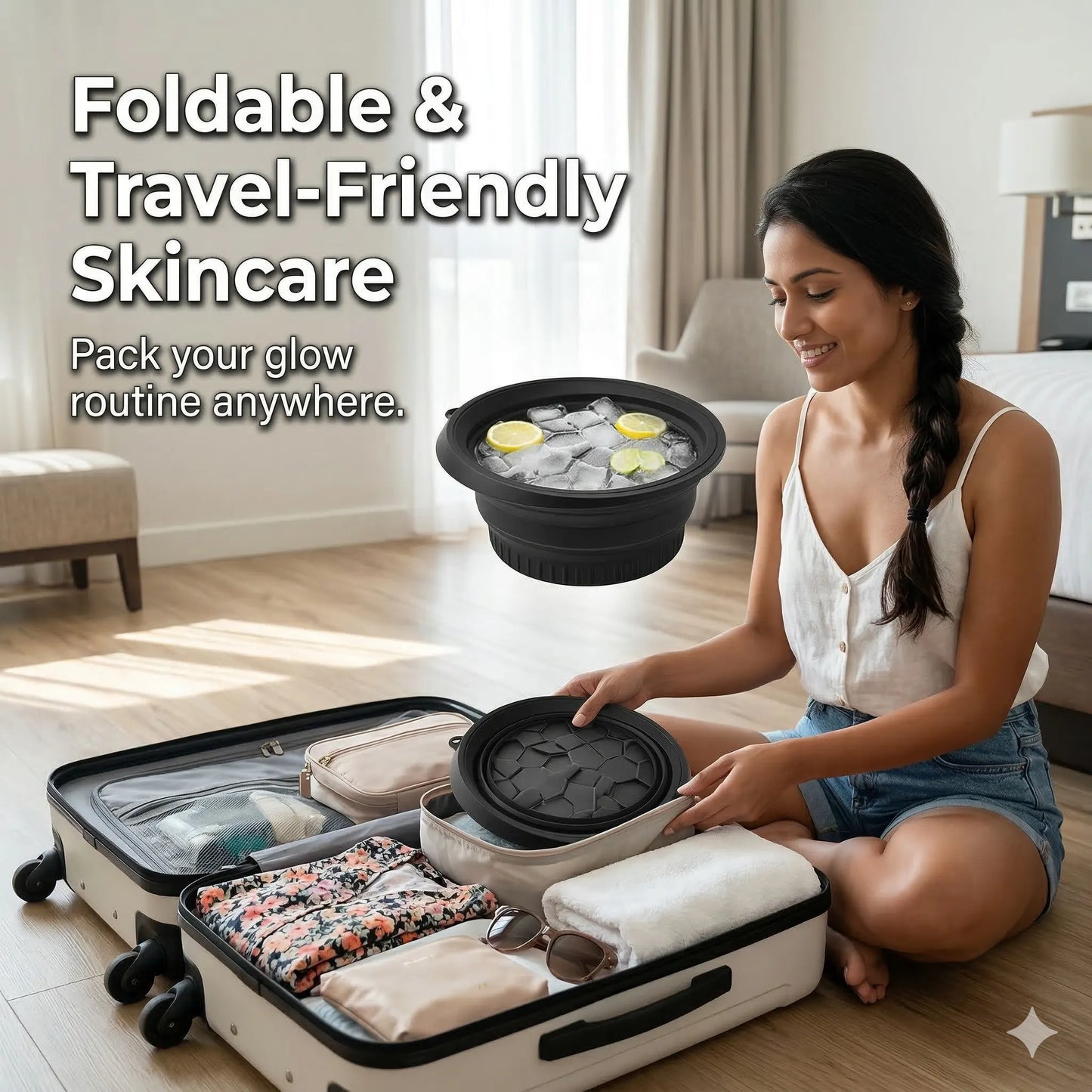 FaceFreeze™ - Ice Facial Bowl | Built-In Tray | Smooth, Firm & Glow