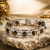 Silver Tiger Eye Bracelet