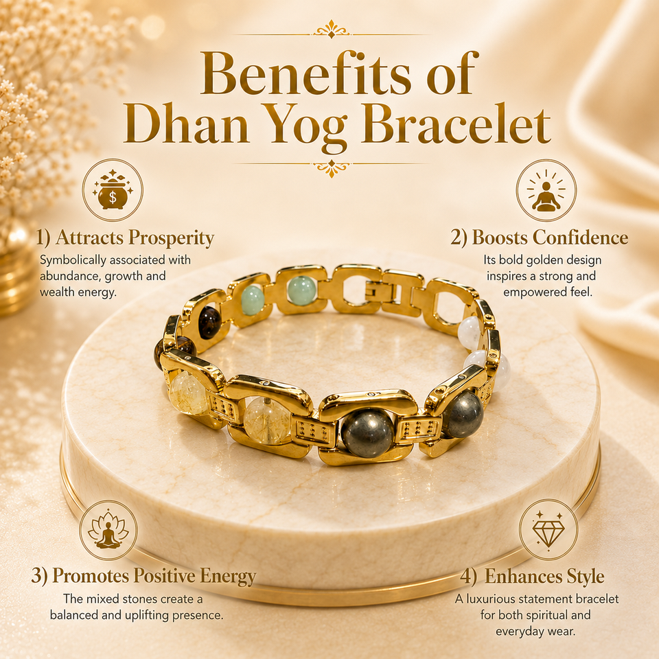 Golden Dhan Yog Bracelet