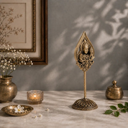 Brass Murugan Vel Idol (6 Inch)