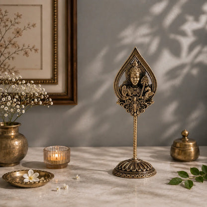 Brass Murugan Vel Idol (6 Inch)