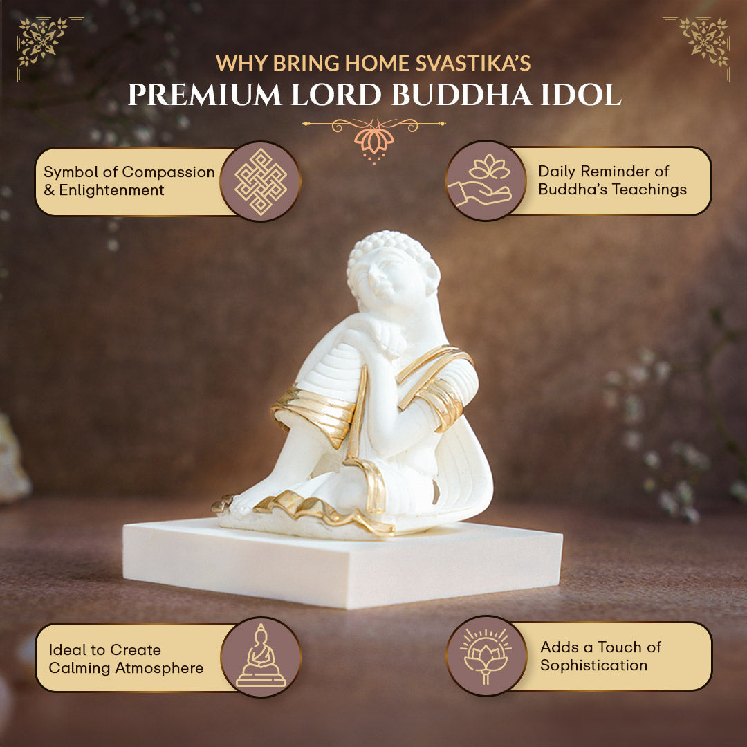 Meditating Buddha Statue in Deep Peace