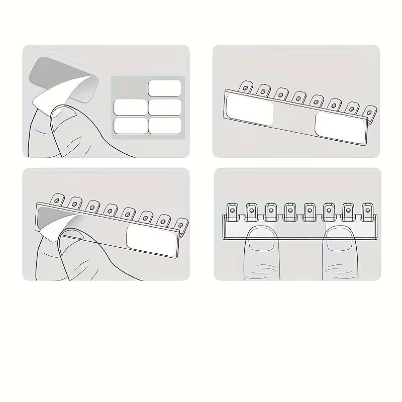 Transparent Acrylic Wall Mounted Jewelry Organizer