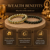 Pyrite Power Combo – Money Magnet & Golden Glow