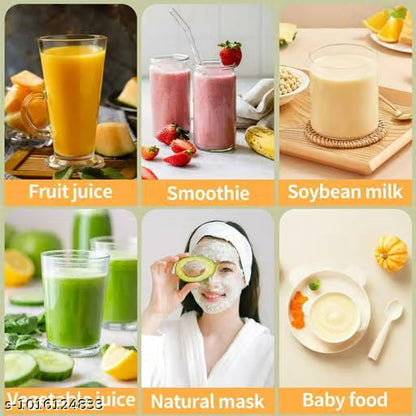Portable Blender Electric Juicers Fruit Mixers USB Rechargeable Smoothie Mini Personal Juicer 10 Blades 3Gears With 1500 Mah Rechargeable Battery-Smoothie Blender(PURPLE)