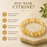 Natural Citrine Bracelet