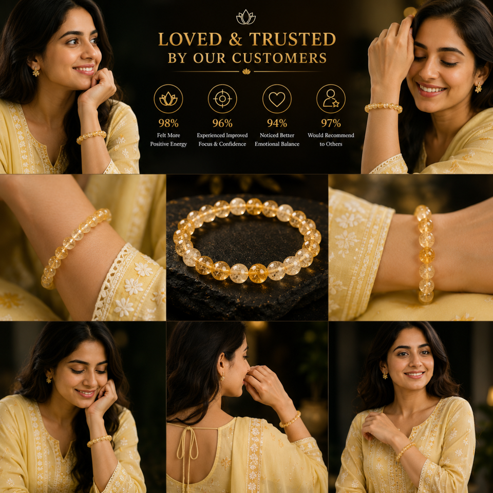Natural Citrine Bracelet