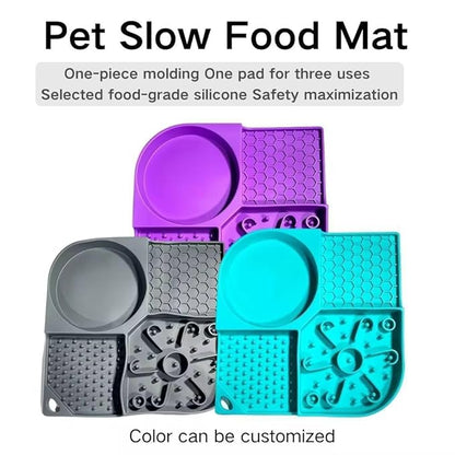 Pet Licking Mat with 4 Sections