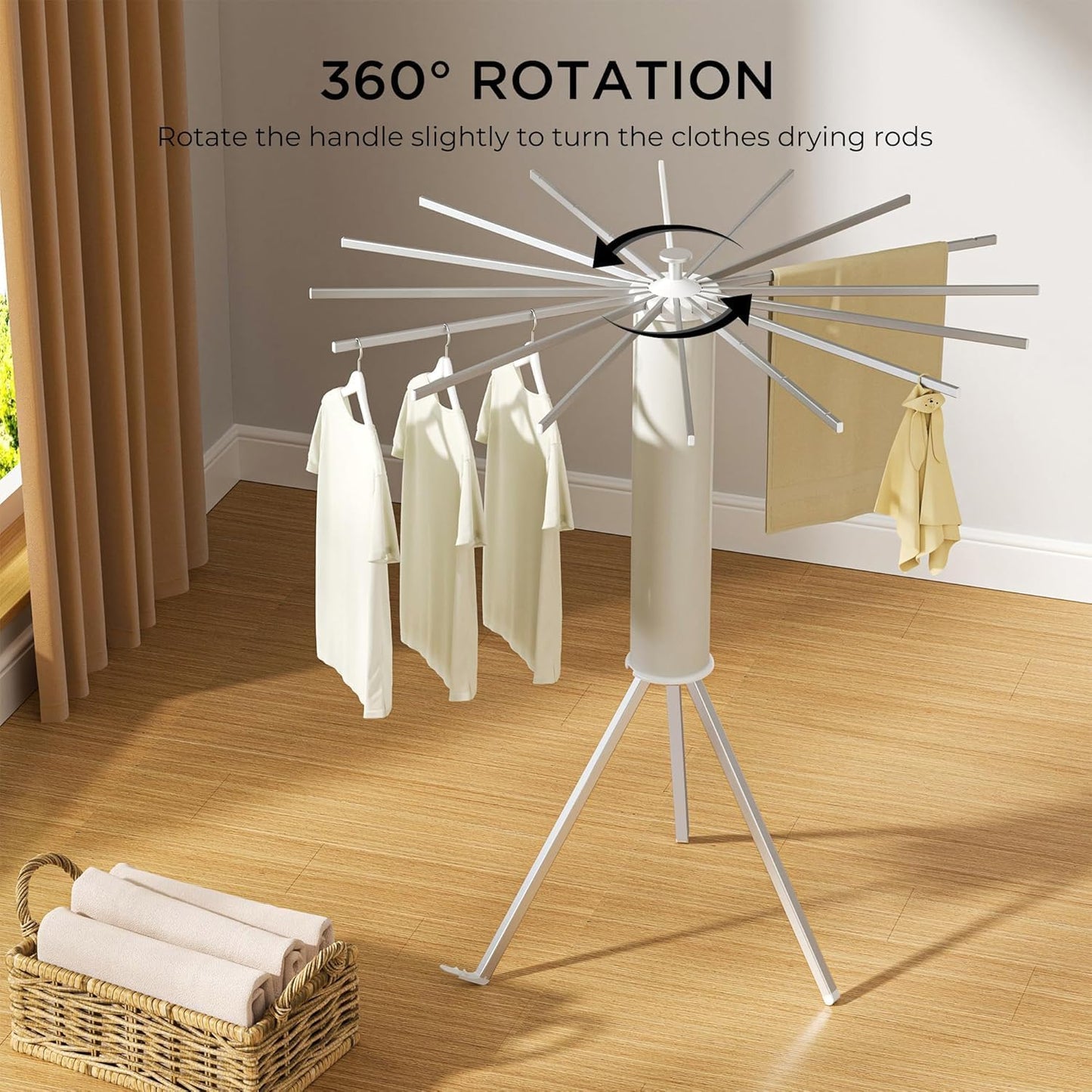 Foldable Clothes Drying Stand