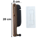Wall Mounted Knife Holder With Hooks And Roll Bag Dispenser For Kitchen Storage