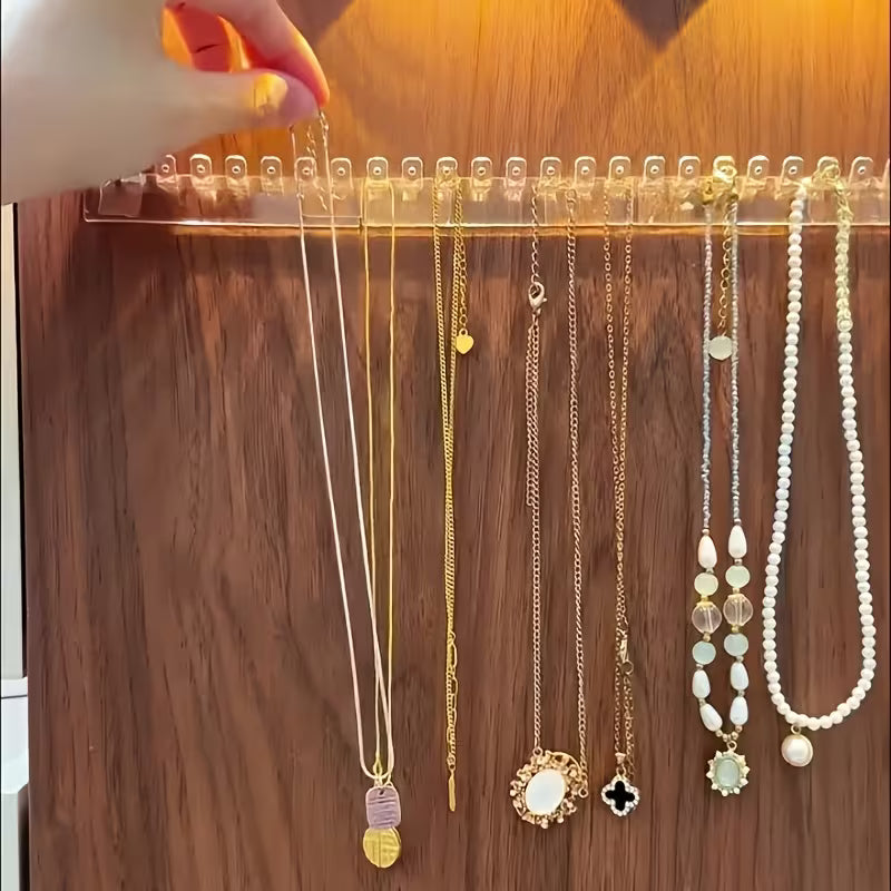 Transparent Acrylic Wall Mounted Jewelry Organizer
