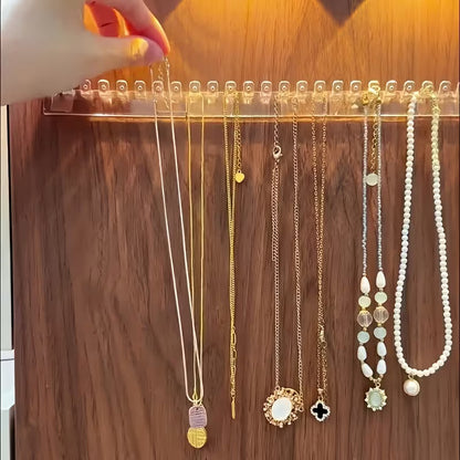 Transparent Acrylic Wall Mounted Jewelry Organizer