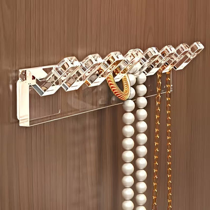 Transparent Acrylic Wall Mounted Jewelry Organizer
