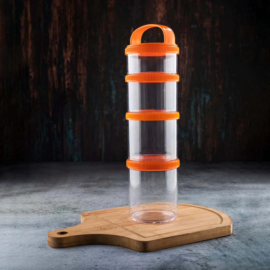 Stackable Airtight Storage Jars