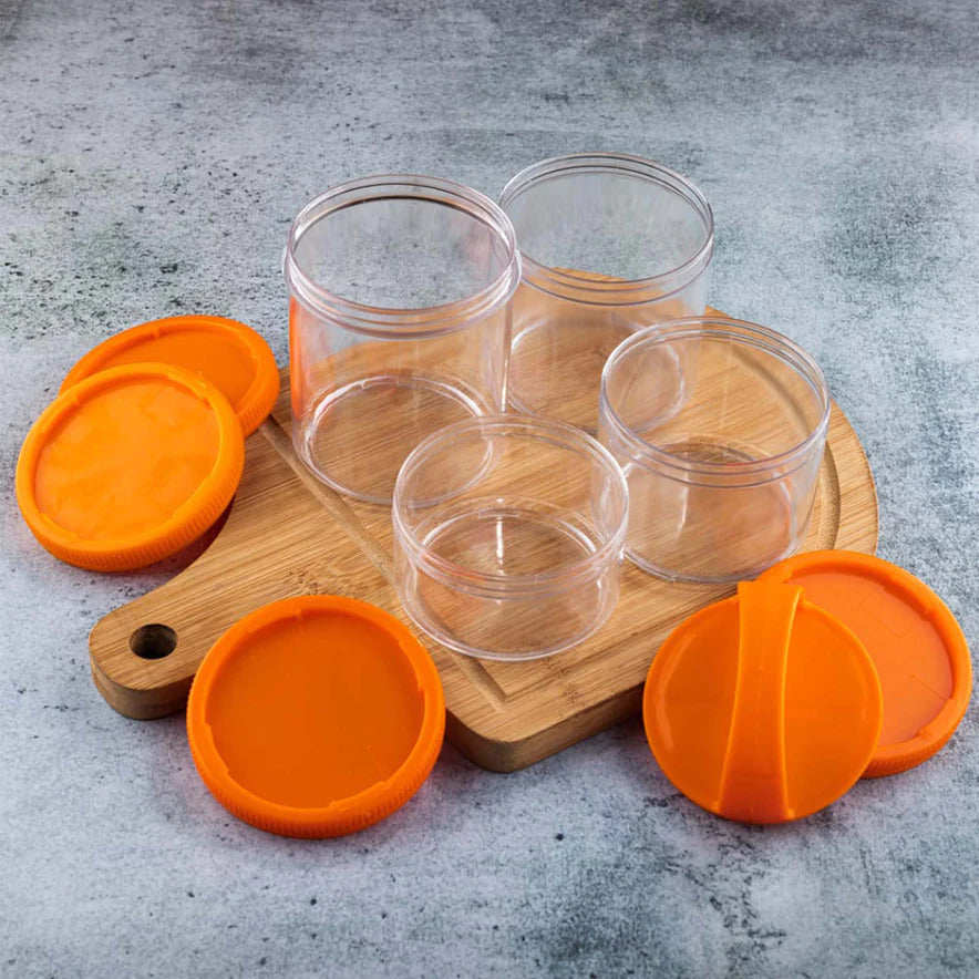 Stackable Airtight Storage Jars