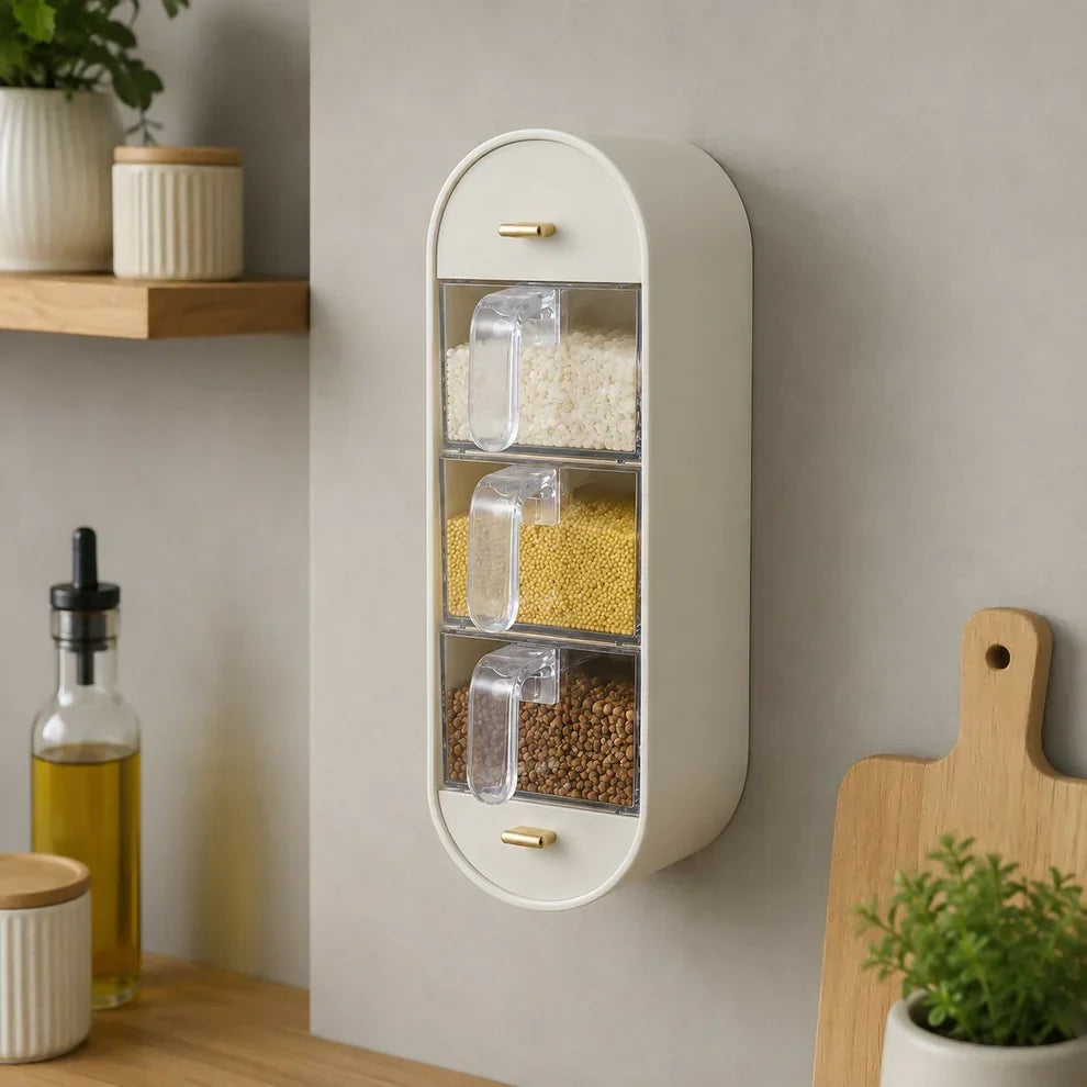 Wall Mounted Spice Organizer – Save Space & Keep Ingredients Visible