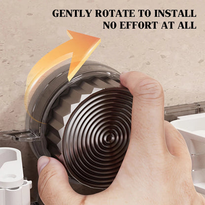 No-Drill Wall Mount Mop & Broom Grippers