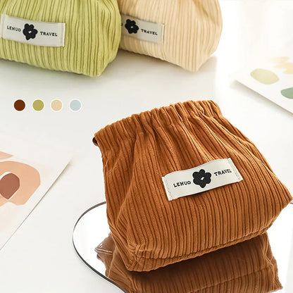 FlexiPouch™ - Elastic Corduroy Storage Pouch (Multi-Color)
