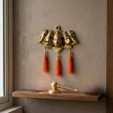 Panchmukhi Hanuman Wall Hanging with Hanuman Gada – Spiritual Vastu Decor for Home Entrance & Mandir