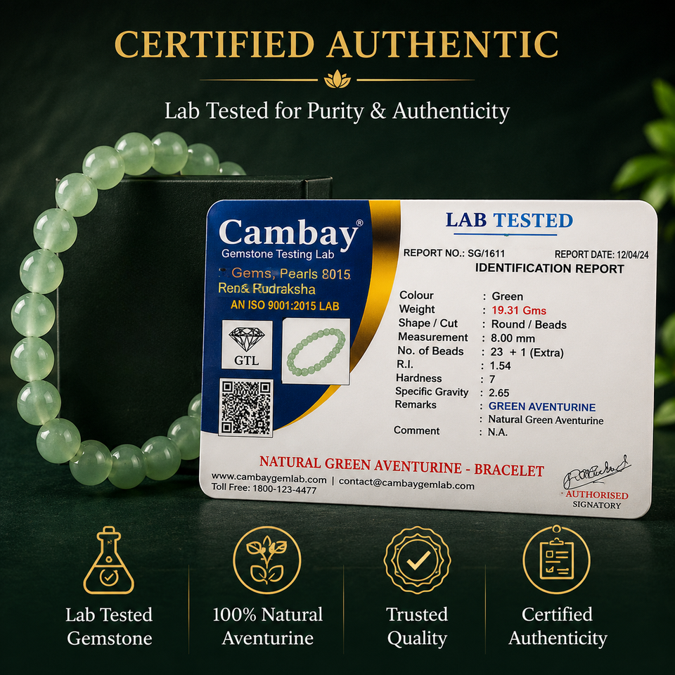 Natural Green Aventurine Bracelet