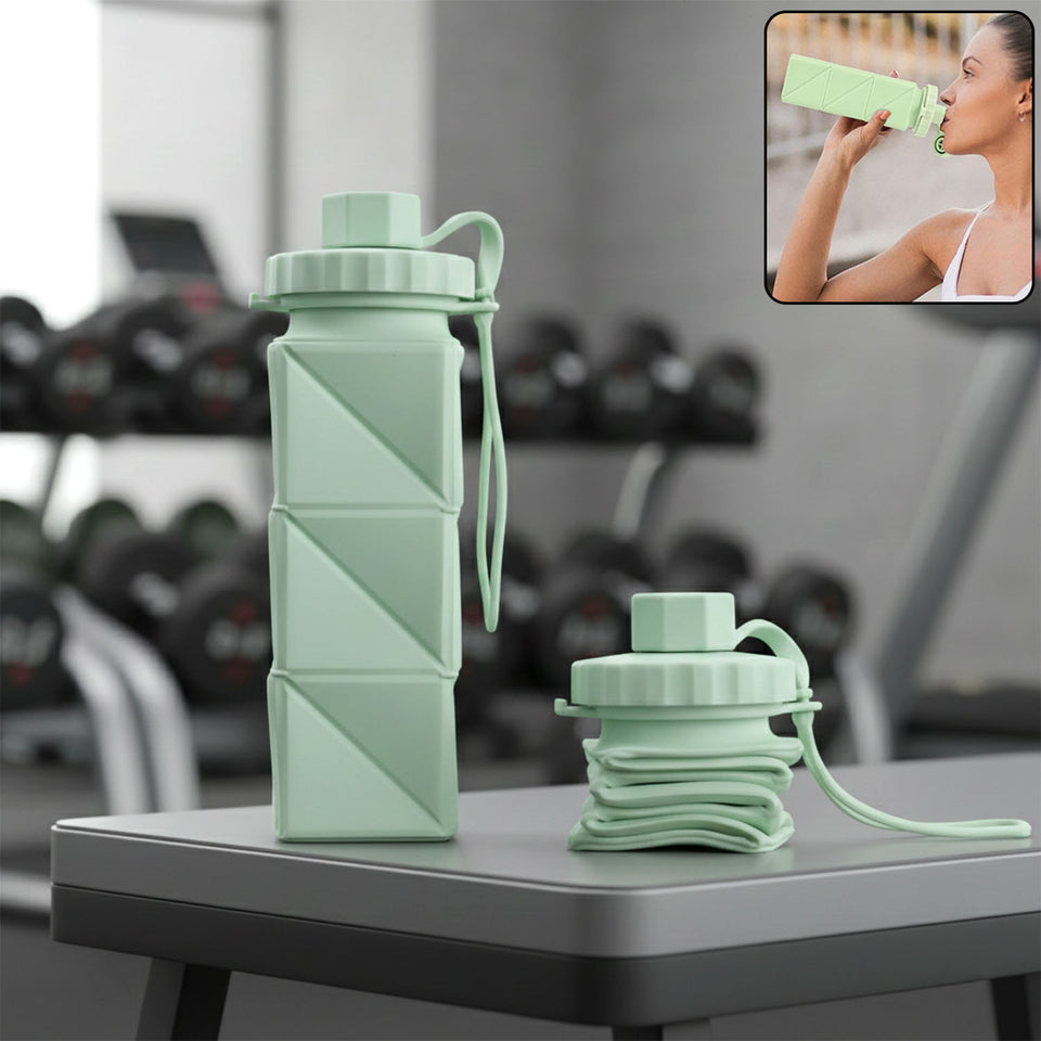 Premium Foldable Collapsible Water Bottle (1 Pc)