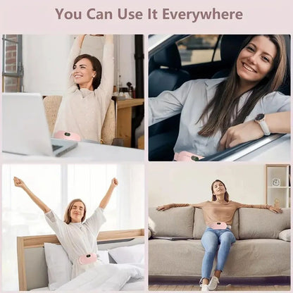 “Rechargeable Heating Belt – Portable Warm Comfort Pad for Back & Stomach Use”