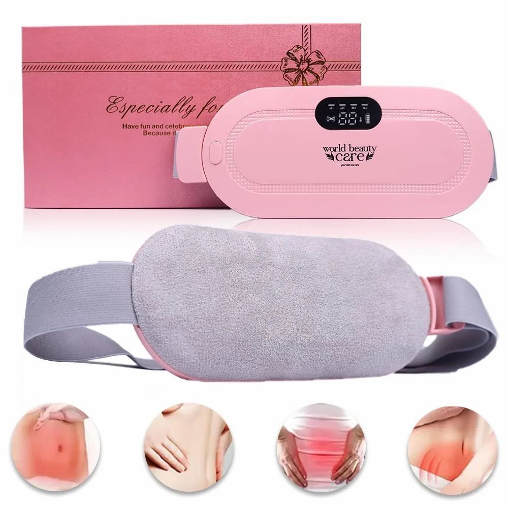 “Rechargeable Heating Belt – Portable Warm Comfort Pad for Back & Stomach Use”